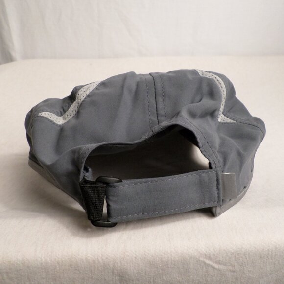 Gatorade Ball Cap Hat Grey Reflective Edge One Size Velcro Strap Mesh Air Vent - Picture 4 of 4